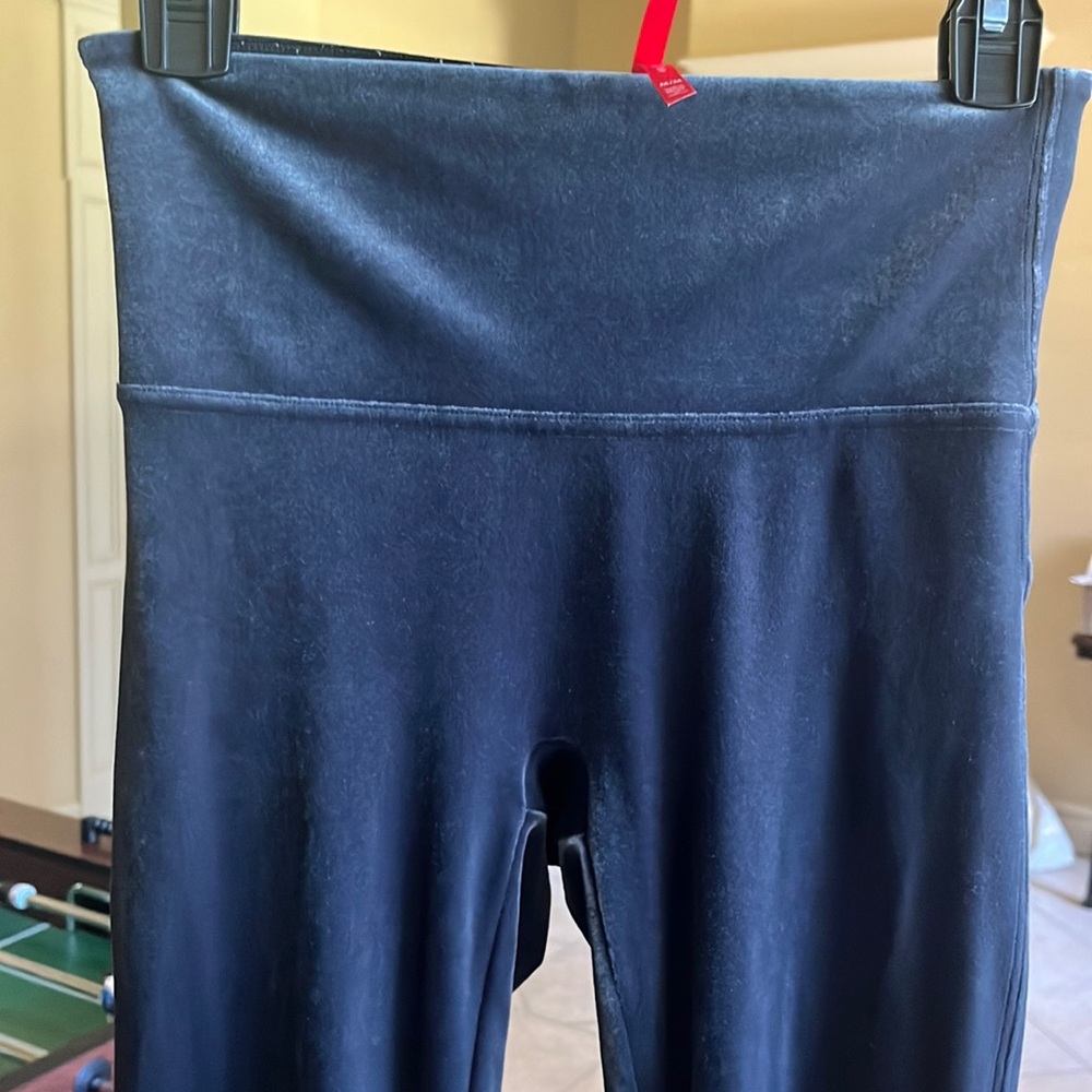 Spanx velvet leggings